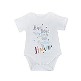 Lutents ベビー服 ロンパース カバーオール 半袖 カラフル ローマ字柄 可愛い 女の子 男の子 カジュアル 快適 着心地良い 歩行服 パジャマ 新生児 出産祝いプレゼント