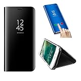 Xiaomi Redmi Note 4X電話ケースメタル、Xiaomi Redmi Note 4Xケーススタンド、SevenPandaフリップミラー高級透明ケースカバー電話ポーチスマートスリープ/ウェ