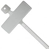 Panduit BM2S-D0 Dome-Top Barb Ty Marker and Flag Tie, Wrap Type, Standard Cross Section, 50lbs Min T