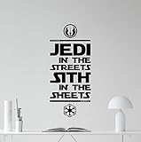 スターウォーズ壁デカール引用帰還in the Streets Sith In Theシートビニールステッカー漫画少年子供壁アート保育園装飾壁画167 CRT