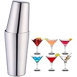 ボストンのカクテルシェーカー プロのバーテンダー ステンレスカクテルシェーカー750mlx600ml