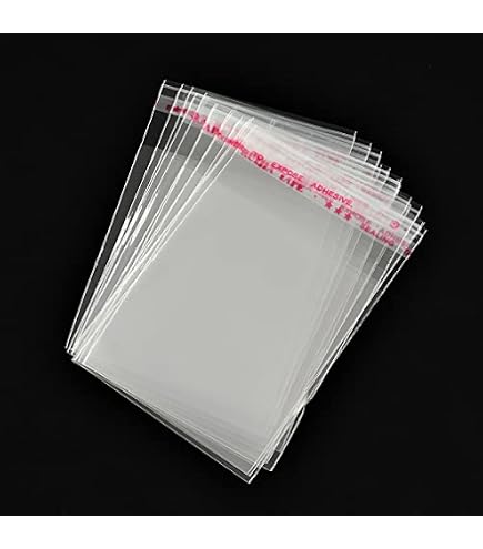 Amazon | 粘着シール付きOPP袋 5cm×5cm 約100枚入り /手芸クラフト