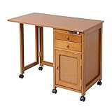 キッチンワゴン「バタフライマルチワゴン(ZFC-0047-BR)」【JKP】(#9897064)サイズ：幅89×奥行50.5×高さ71cm キッチン収納 ワゴン キャスター付き 引出し