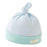 ( チャックル ) chuckle パステル ボーダー 新生児 帽子 クリーム 50-60cm P9252-60-40