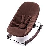 Bloom Coco Go 3-in-1 Baby Lounger Frame with Seat Pad, Cappuccino/Henna Brown by bloom