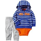 Carter's(カーターズ) 3ピースリトルジャケットセット ブルー 上下セット 12ヶ月【並行輸入】