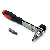 1ピースミニ急速ラチェットレンチ1/4 "ドライバーロッドクイックソケットレンチツール赤