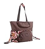 ファッショナブルなWaterProof大容量の赤ちゃんボトルトートバッグ（チョコレート）