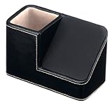 茶谷産業 Studiolo レザー携帯&amp;メガネスタンド ブラック 240-536BK