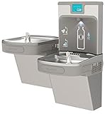 Elkay LZSTL8WSLP Filtered Enhanced EZH2O Bottle Filling Station with Bi-level ADA Cooler, Light Gray