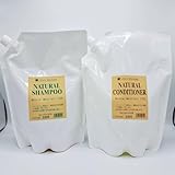 シャンメシャン (Chien Mechant) 自然のシャンプー リンス ペット用 詰め替え 2,050ml（2個セット）(シャンプー詰替×リンス詰替)