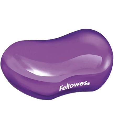 Fellowes Wrist Rest Plush Touch Microban Graphite | BIG W