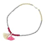 everbloom studio #4S-slv tassel necklace
