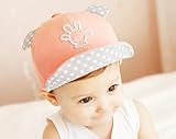 ベビー ＆ キッズ キャップ 幼児 用 カワイイ 帽子 ハット ( 頭囲 48～50cm ) (ピンク)