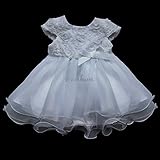 （イーエフイー）EFE　ベビードレス　洋装フォーマル　ワンピース　赤ちゃん　幼児　0ー24ヶ月 ホワイト 12M