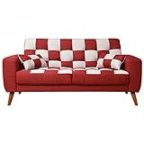 ツートンカラー2.5人掛けファブリックソファRISKT-0020