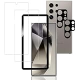 KPNS ガラスフィルム Galaxy S24 Ultra 用 (2枚)ガラスフィルム + (2枚)カメラフィルム + ガイド枠付き 日本旭