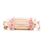 Glenna Jean Victoria Pillow Roll, Damask/Crinkle/Rosette by Glenna Jean