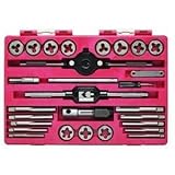 Irwin Industrial Tools 24614 Fractional Tap and Hex Die Set, 24-Piece [並行輸入品]