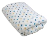Stephan Baby Ultra Soft Plush Fleece Blanket, Blue Pastel Polka Dots by Stephan Baby [並行輸入品]