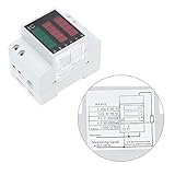 LuxBene(TM)2015新AC80-300V 100A多機能デジタルDinレール電流電圧力率計電流計電圧計