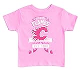 NHL Calgary FlamesキッズT、3トール、ピンク