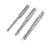 ドリルビット ハンマービット コンクリートドリルビット 電動 ロータリーハンマーコンクリート 6mm/8mm/10mm クローム鋼 ストレートシャンク 穴あけ 掘削ツール 3個セット