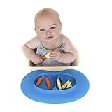 Nuby Sure Grip Miracle Mat Section Plate Blue [並行輸入品]