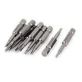 uxcell トライウイングドライバー　7mm　六角シャンク　2.3mm　トライアングル　ヘッド　磁気　10個入り