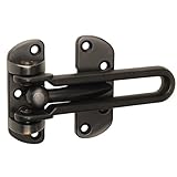 Designers Impressions Oil Rubbed Bronze Swing Bar Door Security Guard : 53560 [並行輸入品]