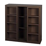 白井産業 【SHIRAI】  スライド棚 コミック・文庫収納 フリーラック ZPJ-9090SLDK