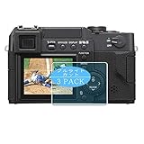 3枚 VacFun ブルーライトカット フィルム ， Panasonic Lumix DMC-LC1 向けの ブルーライトカットフィルム 保護フィルム 液晶保護フィルム（非 ガラスフィルム 強化ガラス ガラス ケース カバー ） 改善版