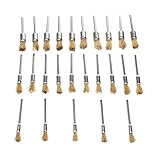 25個入りセット 真鍮ブラシ ロータリー工具 真鍮製 スチール ブラシ 研磨用 ホイール ミックスキット