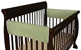 Leachco Easy Teether XL Side Crib Rail Cover, 2 Pack, Sage by Leachco