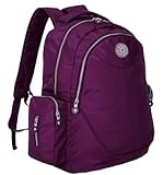 （アーダマン）Aardman　リュック　マザーズバッグ　キャンパスバッグ　多機能　ナイロン　22L (紫)