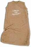 Baby Boum Cotton Rich 1 tog Sleeping Bag with (Cacao Brown, 0-9 months from the Bubble & Sky Blue Co