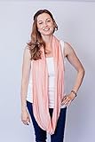 Luxurious Bamboo/Cotton Nursing Cover Infinity Breastfeeding Scarf Ultra Soft Breathable No Polyeste