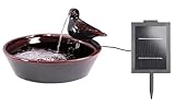 [アンビエンテ] Ambiente 陶器製ハトのソーラ―式ウォーターフューチャー　- WF7093