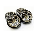 TOP LINE ホイルはめ込み済みドリフトタイヤ T7ホイル オフセット1 ブロンズ 1台分 HD-031BR