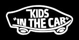 【全16色】人気!キッズ イン カー ステッカー!Kids in car Sticker /車用/シール/ Vinyl/Decal /バイナル/デカール/ステッカー/KIC-1 (白) [並行輸入品]