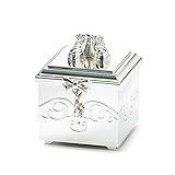 DEMDACO Birthstone Charm Keepsake Box, April by Demdaco