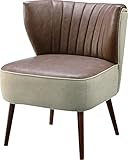 AZUMAYA 1人掛けソファ (幅61cm/素材合皮) KGI-105BR