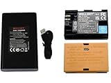 WELLSKY LP-E6NH LP-E6N LP-E6 互換バッテリー 端子保護カバー付き 2個 + [ デュアル ] USB Type C 互換充電器 バッテリーチャージャー LC-E6 LC-E6E 1個 [ 純正品と同じよう使用可能 残量表示可能 ] 一眼レフ キヤノン イオス