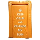 It's A Baby Keep Calm and Change My Bum Changing Mat (Orange) by It's A Baby