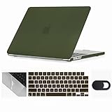 Se7enline 15 MacBook Air Case M4 M3 M2 2025 2024 2023 A2941/A3114/A3241 ノートパソコン ハードシェルケース キーボード保護カバー&ウェブカメラカバー&トラックパッドプロテクター付き、シエラブルー