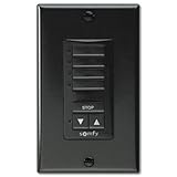 Somfy so181107 X 4-so1811073 DecoFlexノンワイヤーRTS壁スイッチ& # 44 ; 4チャネル& # 44 ;ブラック