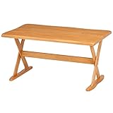 不二貿易 ダイニングテーブル Nロザリオ 幅135cm ナチュラル 97102