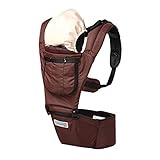 ベビー抱っこ紐　日よけ帽子付き　高い通気性　O脚の形成に防止　ベビーキャリア H型肩紐　もっちり肩滑べ止め臀部シート付き　多機能　柔らか　調節できる　通気網ポケット付き　ウエストベルト、肩ストラップ、