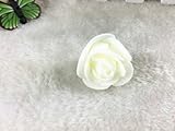 Generic 50pcs 3mm Foam Head Artificial Rose Flowers Handmade Wedding Home Decor