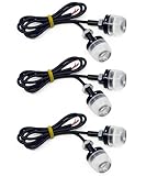 Vitalux バイク用LEDウインカー 極小 高輝度 ミニ ナノ 12V 6個セット アンバー 前後用 汎用 M6ネジ 取り付け簡単 防水 超小型 車・バイク対応 (アンバー)